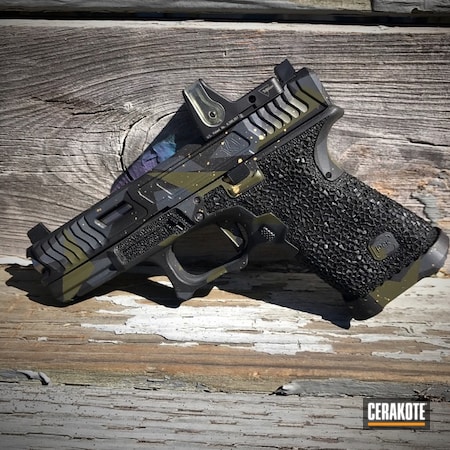 Powder Coating: Graphite Black H-146,Glock,Mil Spec O.D. Green H-240,Sharp Edge Camo,Gold H-122,Glock 19,Sharpedgecamo,Camo,Sniper Grey H-234