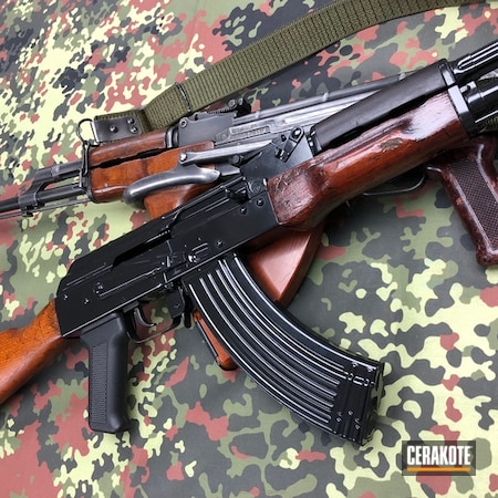 Powder Coating: AK-47,Gloss Black H-109,AKM,Tactical Rifle,AK Rifle,Rifle
