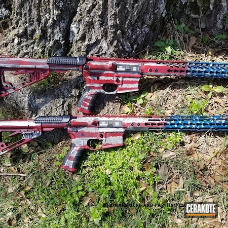 Powder Coating: Hidden White H-242,Matching Set,Graphite Black H-146,NRA Blue H-171,Tactical Rifle,American Flag,FIREHOUSE RED H-216
