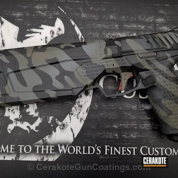Cerakoted Cerakote Multicam Featured On This Silencerco Maxim 9 Handgun