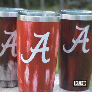 Cerakoted College Themed Cerakoted Cups