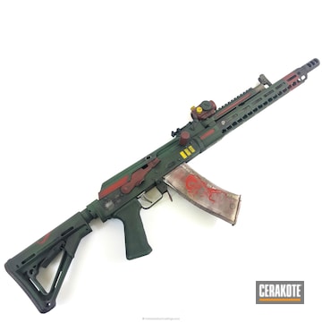 Cerakoted Ak-rifle Cerakoted In A Custom Boba Fett Theme