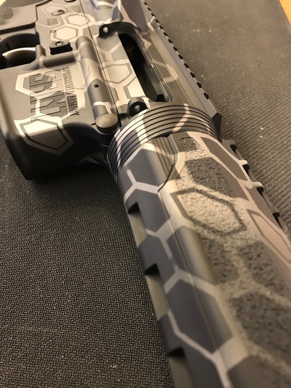 Springfield Armory Saint Rifle done in a Cerakote Kryptek Finish by WEB ...