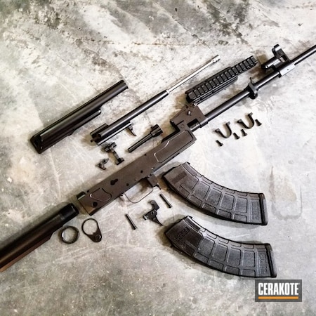 Powder Coating: Graphite Black H-146,AK-47,Sharps Brothers,AK Rifle,Gun Parts