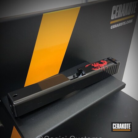 Powder Coating: Slide,Graphite Black H-146,Glock,HIGH GLOSS ARMOR CLEAR H-300,Scorpion,FIREHOUSE RED H-216