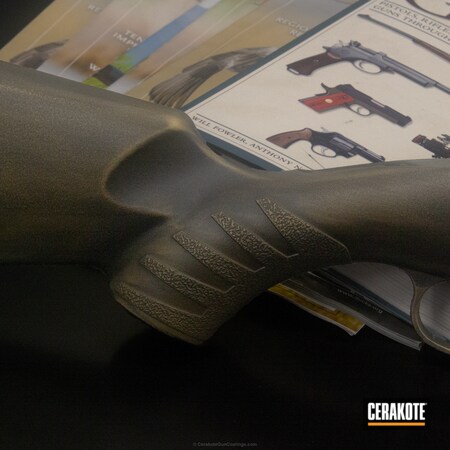 Powder Coating: Graphite Black H-146,Distressed,Two Tone,Rifle Stock,Ruger,Burnt Bronze H-148