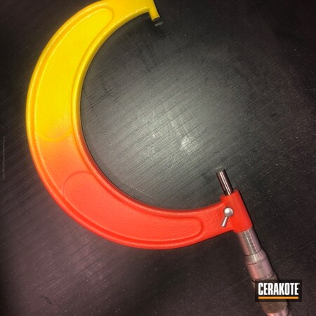 Powder Coating: Hunter Orange H-128,Electric Yellow H-166,More Than Guns,Miscellaneous,Micrometer