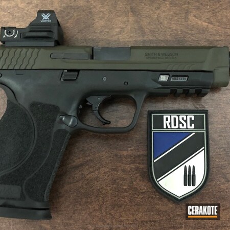 Powder Coating: Smith & Wesson,Two Tone,Pistol,MAGPUL® O.D. GREEN H-232