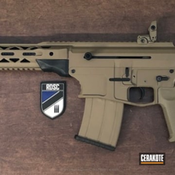 Cerakoted Tactical Rifle Done In H-267 Magpul Flat Dark Earth