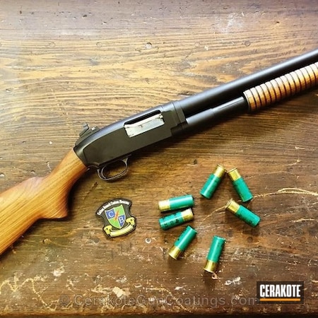 Powder Coating: Model 12,Graphite Black H-146,Shotgun,Winchester,Tungsten H-237,SBS