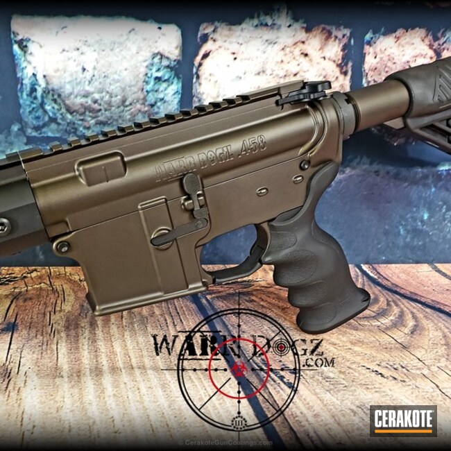 Tactical Rifle done in H-146 Graphite Black and H-294 Midnight Bronze ...