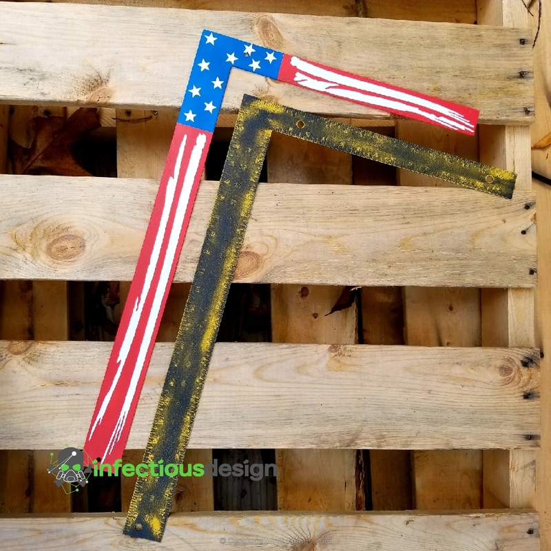 L Square Ruler Yellow Custom L Square Rulers by MATT | Cerakote