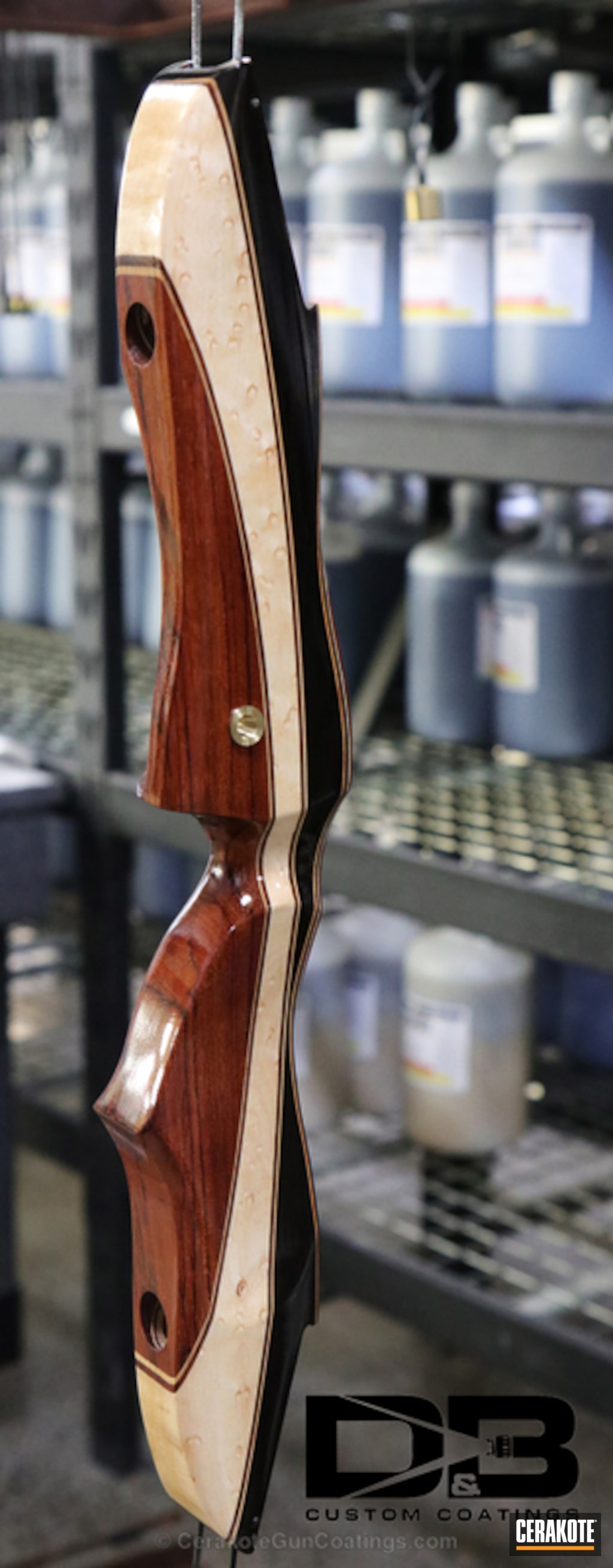 Custom Bow Riser by DARIN CRAVEA | Cerakote