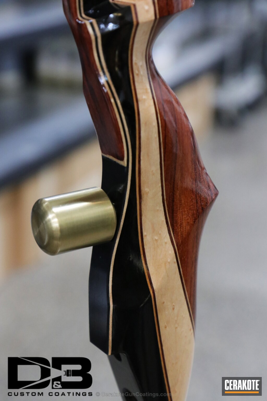 Custom Bow Riser by DARIN CRAVEA | Cerakote