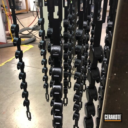Powder Coating: Manufacturing,Production,Armor Black H-190,Production Run,OttoLock