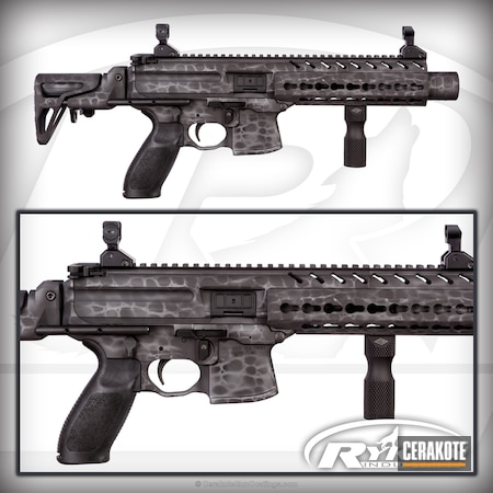 Powder Coating: 9mm,Graphite Black H-146,Suppressor,Tactical Grey H-227,Sig MPX,SBR,Gator Plate