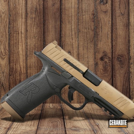 Powder Coating: Two Tone,Pistol,RP9,Remington,Burnt Bronze H-148