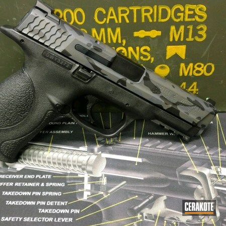 Powder Coating: Graphite Black H-146,Smith & Wesson,Pistol,MultiCam,Sniper Grey H-234,SIG™ DARK GREY H-210