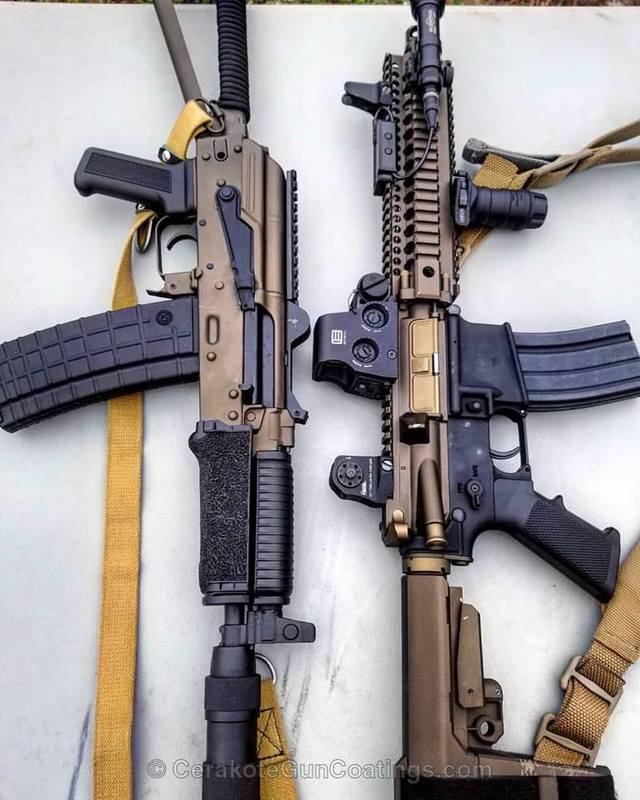 Tactical Rifle done in Graphite Black, Burnt Bronze and Midnight Bronze ...