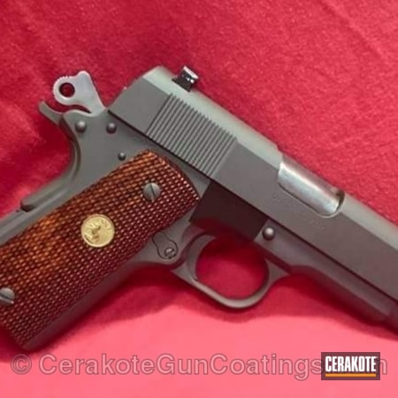 Powder Coating: Colt 1911 .45 ACP,Pistol,SIG™ DARK GREY H-210,Colt