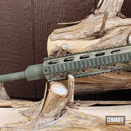 Powder Coating: MAGPUL® FOLIAGE GREEN H-231,Cerakote + Hydro Dip,Sniper Green H-229,Tactical Rifle,MATTE CERAMIC CLEAR MC-161