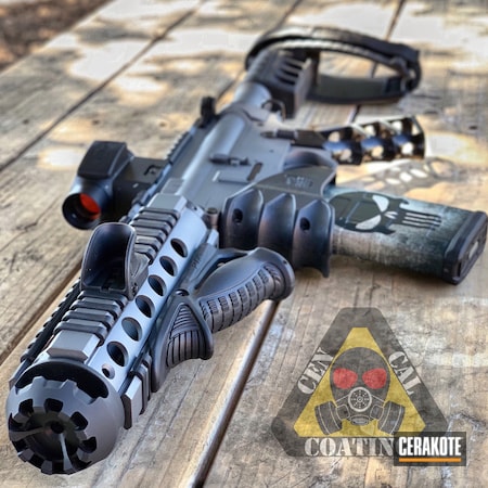 Powder Coating: Graphite Black H-146,Sig Sauer,Punisher,Tactical Rifle,Tungsten H-237