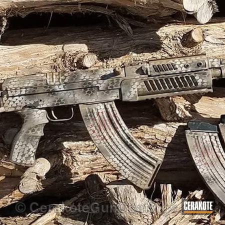 Powder Coating: Graphite Black H-146,vz8000,AK Rifle,Flat Dark Earth H-265