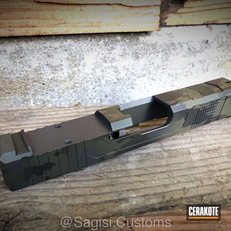 Powder Coating: Slide,Graphite Black H-146,Glock,Mil Spec O.D. Green H-240,MultiCam,Sniper Grey H-234