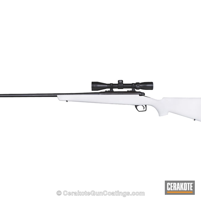Cerakoted: Bolt Action Rifle,Snow White H-136,Remington 783,Remington,Avalanche