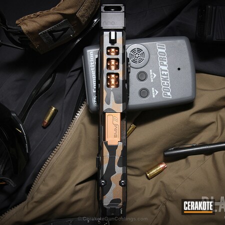 Powder Coating: Graphite Black H-146,Glock,Pistol,Camo,Tungsten H-237,Burnt Bronze H-148,Stippled