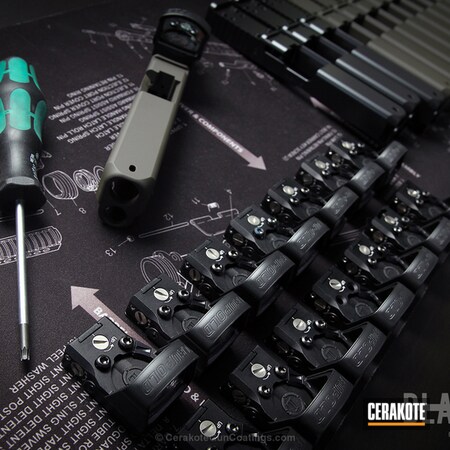 Powder Coating: Glock,MAGPUL® O.D. GREEN H-232,Pistols