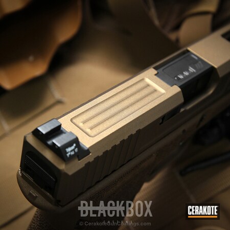 Powder Coating: Glock,Pistol,Burnt Bronze H-148