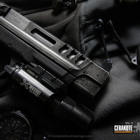 Powder Coating: Glock,Pistol,Armor Black H-190,Stainless H-152