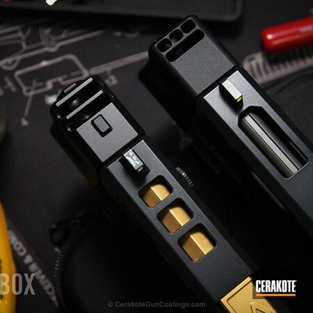 Powder Coating: Graphite Black H-146,Glock,Handguns,Pistol