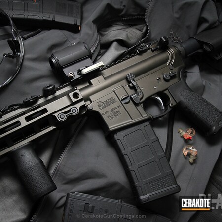 Powder Coating: Midnight Bronze H-294,Two Tone,Tactical Rifle,Daniel Defense