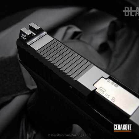 Powder Coating: Graphite Black H-146,Glock,Pistol,Solid Tone