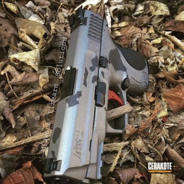 Cerakoted Hawaii Island Themed Smith & Wesson M&p Handgun