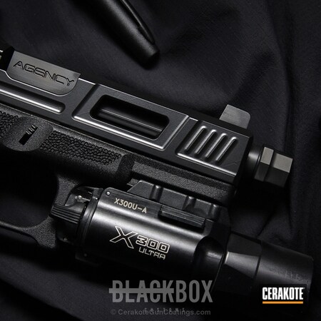Powder Coating: Graphite Black H-146,Glock,Pistol