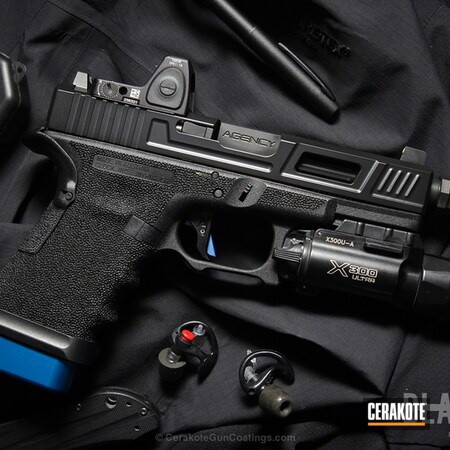 Powder Coating: Graphite Black H-146,Glock,Pistol