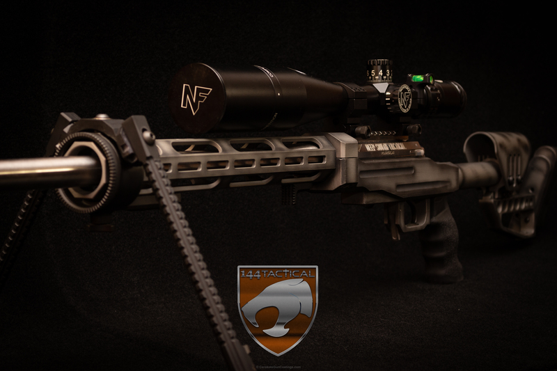 Battleworn Rifle in a Distressed Graphite Black and Titanium Finish by ...