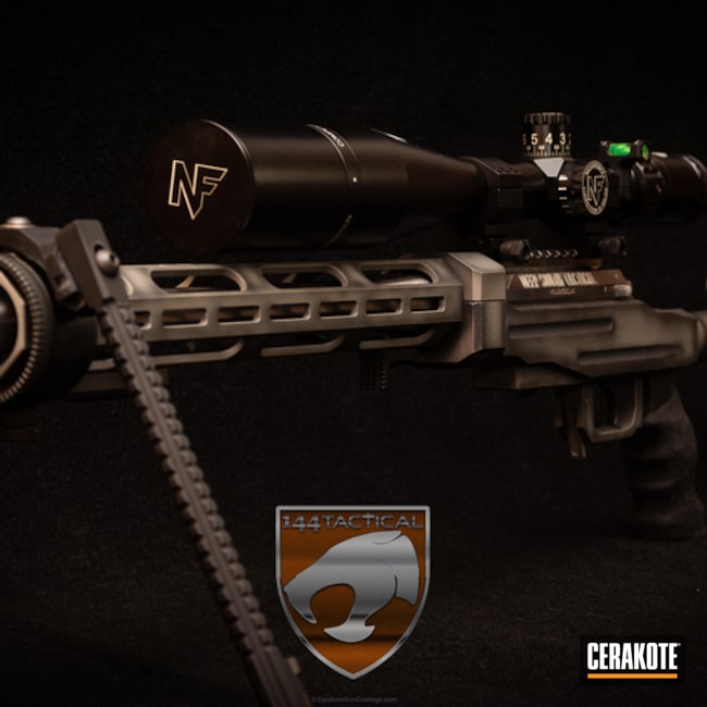Cerakoted: Battleworn,Custom,Graphite Black H-146,Competitive Shooting,Titanium H-170,Tactical Rifle