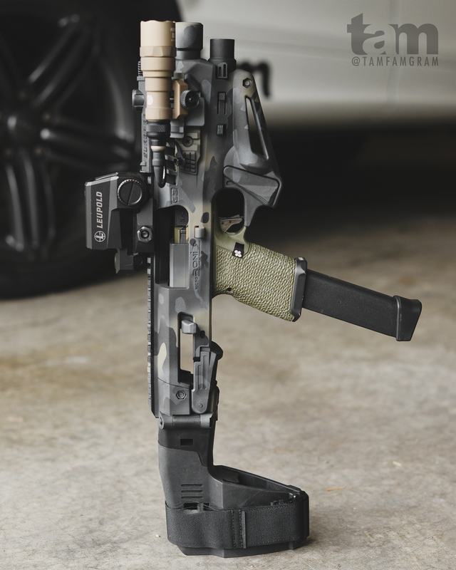 Micro Roni in a MAD Land Camo Finish by DAVID | Cerakote