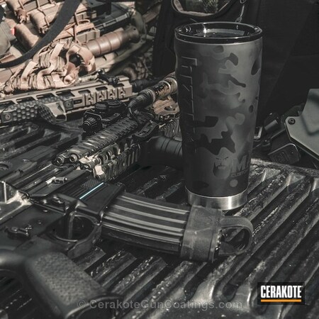 Powder Coating: MAD Black,Graphite Black H-146,Custom Tumbler Cup,Coffee Mug,Camo,Sniper Grey H-234,MAD Land Camo
