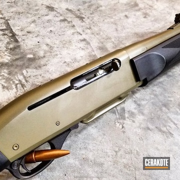 Cerakoted Restored Remington Shotgun Done In H-204 Hazel Green
