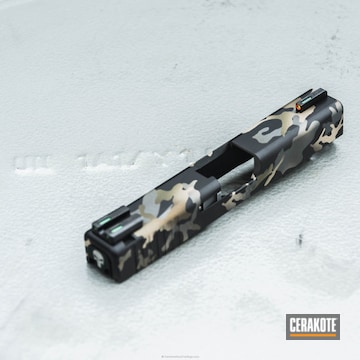 Cerakoted Glock Slide Done In A Custom Multicam Finish