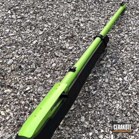 Powder Coating: Bright White H-140,Zombie Green H-168,Ruger,Rifle