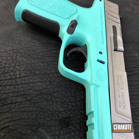 Powder Coating: Smith & Wesson,Pistol,Robin's Egg Blue H-175,Smith & Wesson SD9