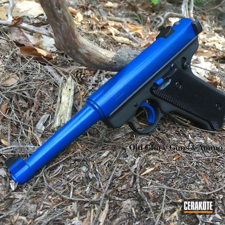 Powder Coating: GunCandy,NRA Blue H-171,Pistol,Ruger,Target Pistol