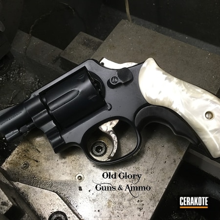 Powder Coating: Smith & Wesson,Pearl,SOCOM BLUE  H-245,Refinished,Revolver,Carry Gun