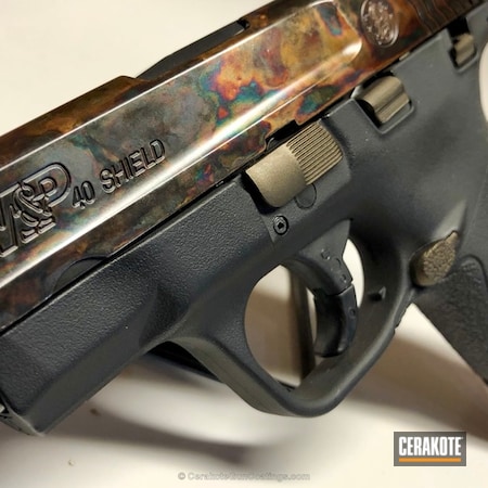 Powder Coating: Graphite Black H-146,Midnight Bronze H-294,Smith & Wesson,M&P Shield,Pistol,Custom
